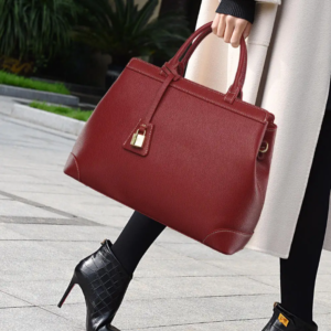STRUCTURED BAG (WINE COLOR)